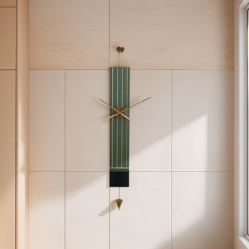 Geometric wall clock