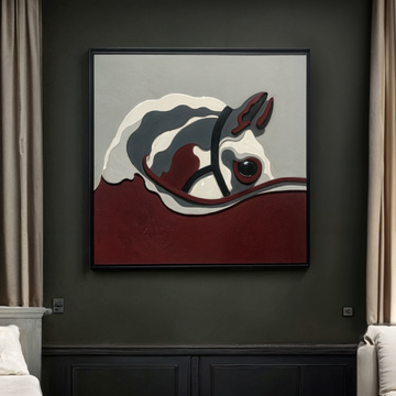 Crimson Canter wall decor