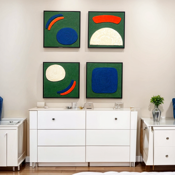 Modern Mosaic wall decor ( Set of 4 )