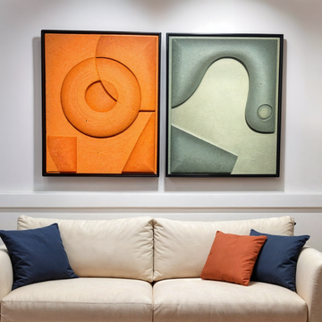 Sun & Stone wall decor ( Set of 2 )