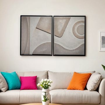 Soft Angles wall decor ( Set of 2 )
