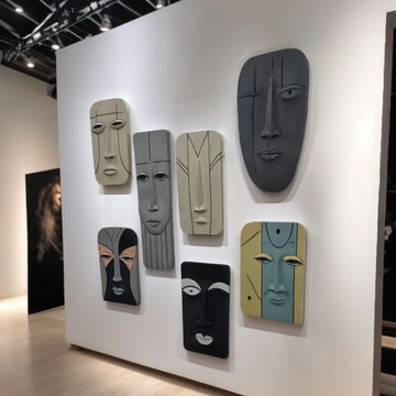 Faces of Silence wall decor