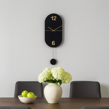 Marble wall clock