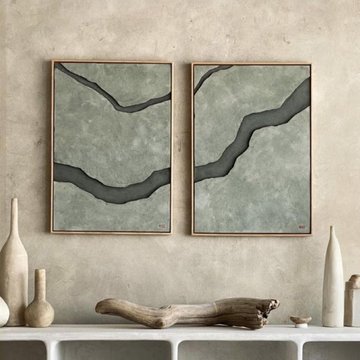 Divided Flow wall decor Set of 2